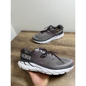 HOKA Clifton 6 Road Running Sneakers Shoes Men's Size 13 2E Grey